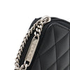 Chanel Quilted Lambskin Cambon Ligne Zippy Wallet Secondhand