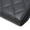 Chanel Quilted Lambskin Cambon Ligne Zippy Wallet Secondhand