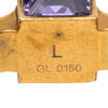 Louis Vuitton Gold Plated Crystal Gamble Cocktail Ring L Secondhand