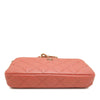 Chanel CC Quilted Caviar Double Zip Clutch With Chain Secondhand