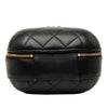 Chanel Quilted Lambskin CC Bubble Vanity Case With Chain Secondhand
