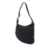 Fendi Zucchino Canvas Oyster Shoulder Bag Secondhand
