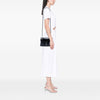 Saint Laurent Medium Croc Embossed Leather Monogram College Satchel Secondhand