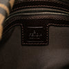 Fendi Zucca Canvas Double Flap Shoulder Bag Secondhand