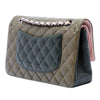 Chanel Medium Classic Tricolor Lambskin Double Flap Secondhand