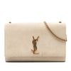 Saint Laurent Medium Embossed Nubuck Monogram Kate Crossbody Secondhand