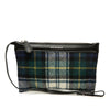 Balenciaga Plaid Wool Navy Cabas Pouch Secondhand