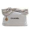 Chanel Large Shiny Calfskin 22 Hobo Secondhand
