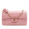 Chanel Mini CC Chocolate Bar Lambskin Camellia Flap Secondhand