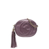 Gucci Mini Metallic Pebbled Calfskin Soho Chain Crossbody Secondhand