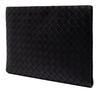 Bottega Veneta Leather Intrecciomirage Document Case Secondhand