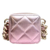 Chanel Mini Metallic Lambskin Coco Punk Cube Bag Secondhand