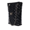 Chanel Medium Quilted Patent Upside Down Flap Secondhand
