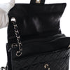 Chanel Medium Quilted Patent Upside Down Flap Secondhand