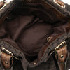 Celine Embossed Leather Trimmed Macadam Canvas Vertical Tote Secondhand