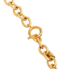 Chanel CC Gold Plated Round Pendant Necklace Secondhand
