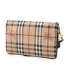 Burberry Haymarket Check Coated Canvas Adeline Fold over Clutch Secondhand
