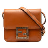 Secondhand Fendi Leather Crystal Fab Crossbody