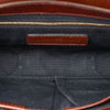 Burberry Leather and House Check Canvas Bridle Abbott Crossbody Secondhand