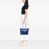 Chanel CC Calfskin Front Zip Drawstring Chain Tote Secondhand