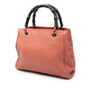 Gucci Small Calfskin Bamboo Shopper Satchel Secondhand