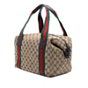 Gucci GG Canvas Web Duffle Bag Secondhand
