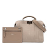 Secondhand Fendi Small Zucca Leather Peekaboo ISeeU Satchel