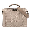 Secondhand Fendi Small Zucca Leather Peekaboo ISeeU Satchel