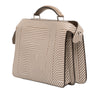 Fendi Small Zucca Leather Peekaboo ISeeU Satchel Secondhand