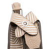 Fendi Small Zucca Leather Peekaboo ISeeU Satchel Secondhand