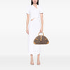 Dior Diorissimo Canvas Double Saddle Bowler Bag Secondhand