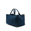 Prada Large Denim Canapa Bijoux Satchel Secondhand