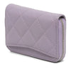 Chanel CC Quilted Caviar Compact Zip Coin Pouch Secondhand