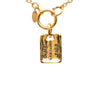 Chanel Gold Plated 31 Rue Cambon Plaque Pendant Necklace Secondhand
