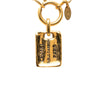 Chanel Gold Plated 31 Rue Cambon Plaque Pendant Necklace Secondhand