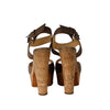 Secondhand Giuseppe Zanotti Open Toe Platform Wedge Sandals - '10s