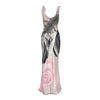 Secondhand Roberto Cavalli Zebra and Rose Pattern Knot Dress - '00s