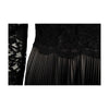 Secondhand Valentino Pleated Leather and Lace Dress - '10s