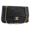 Chanel Vintage Square Classic Double Flap Bag Quilted Leather