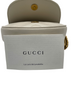 Gucci GG Marmont Half Moon Flap Crossbody Bag Matelasse Leather