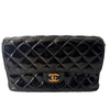 Chanel Handle Kelly Medium Flap Bag Patent Leather