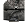 Chanel Dark Grey Leather Shoulder Bag - 2000s Second hand