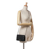 Chanel Quilted Crackled Patent Calfskin Pearl Wallet On Chain Secondhand