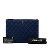Chanel Medium Quilted Jersey O Case Clutch Secondhand