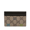 Gucci Multicolor GG Supreme Card Holder Secondhand