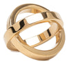 Hermès Gold Plated Cosmos Scarf Ring Secondhand