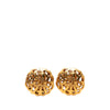Chanel CC Gold Plated Clip on Earrings Secondhand