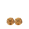 Chanel CC Gold Plated Clip on Earrings Secondhand
