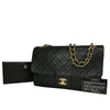 Secondhand Chanel Timeless Black Leather Bag