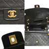 Secondhand Chanel Timeless Black Leather Bag